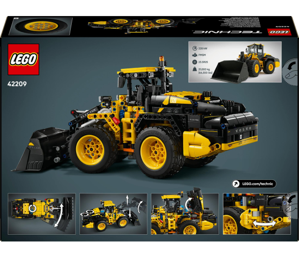 LEGO Technic 42209 Ładowarka kołowa Volvo L120 electric - 1331619 - zdjęcie 11